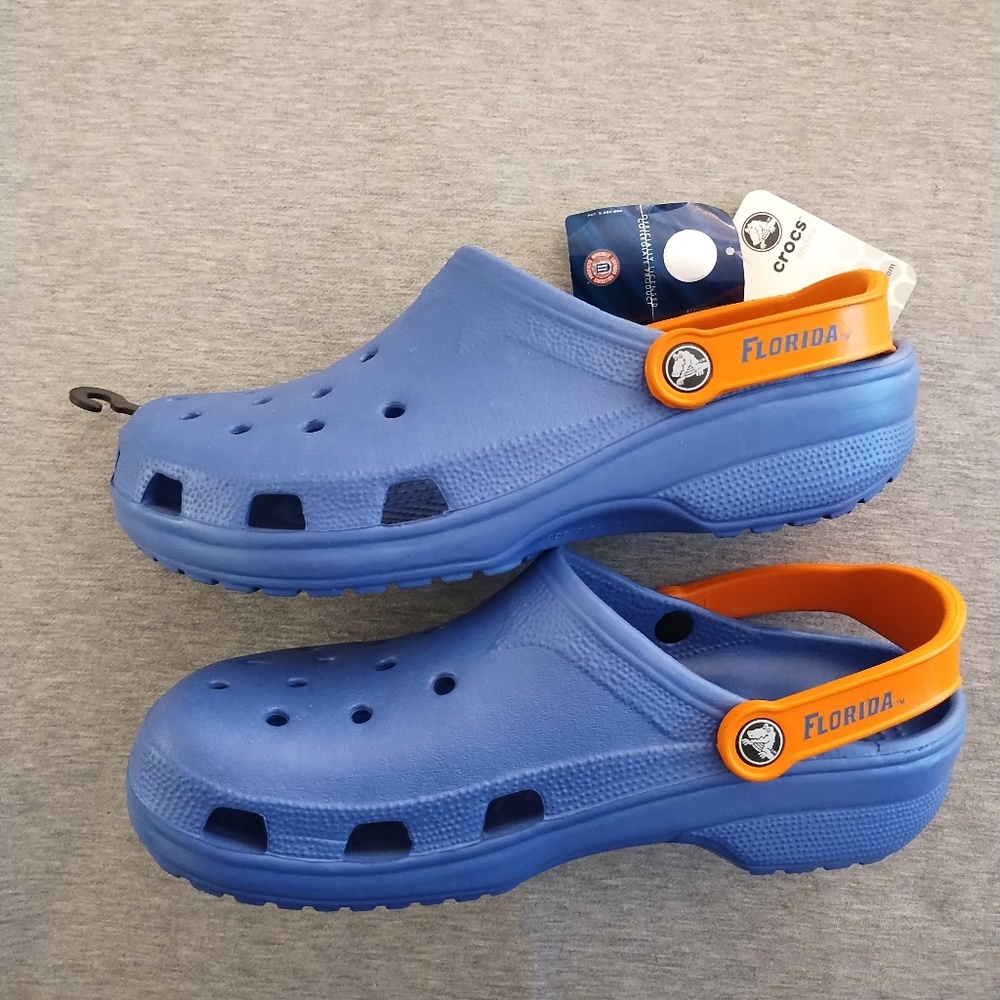 University of Florida Gators Crocs XL - Men’s 10-11 Women's 12-14 NWT Licensed - Picture 2 of 15
